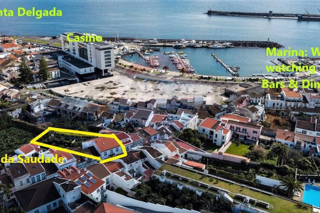 City Center, 200 Meters To Marina, Walk To Everything, Private Yard And Garden 蓬塔德尔加达 外观 照片